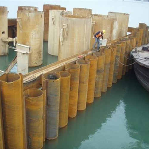 张家口钢护筒现场安装